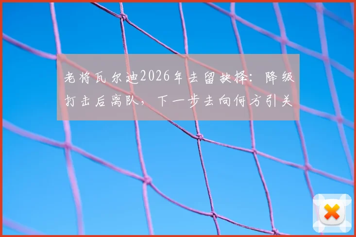 老将瓦尔迪2026年去留抉择：降级打击后离队，下一步去向何方引关注